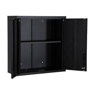 Mobile alto contenitore per garage, nero