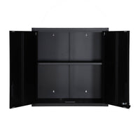 Mobile alto contenitore per garage, nero