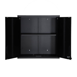 Mobile alto contenitore per garage, nero