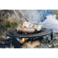 Ignium taran camping 1 - griglia tonda con incluso piedistallo tutto ghisa