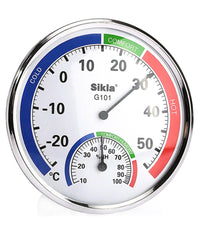 Igrometro Termometro Analogico Interno Esterno Misura Temperatura Umidita' Casa         