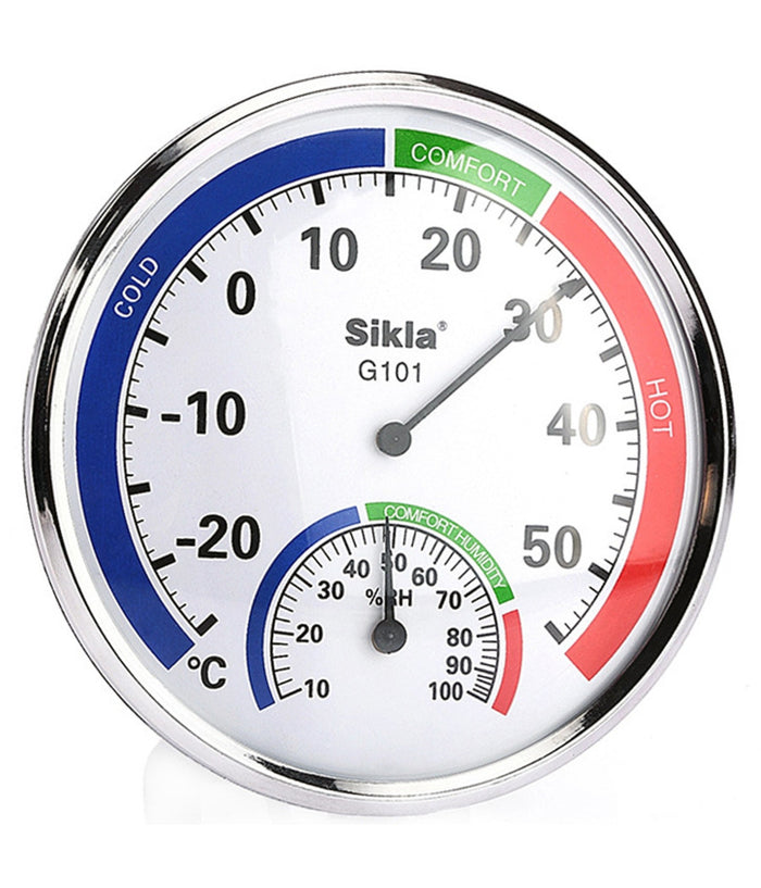 Igrometro Termometro Analogico Interno Esterno Misura Temperatura Umidita' Casa         