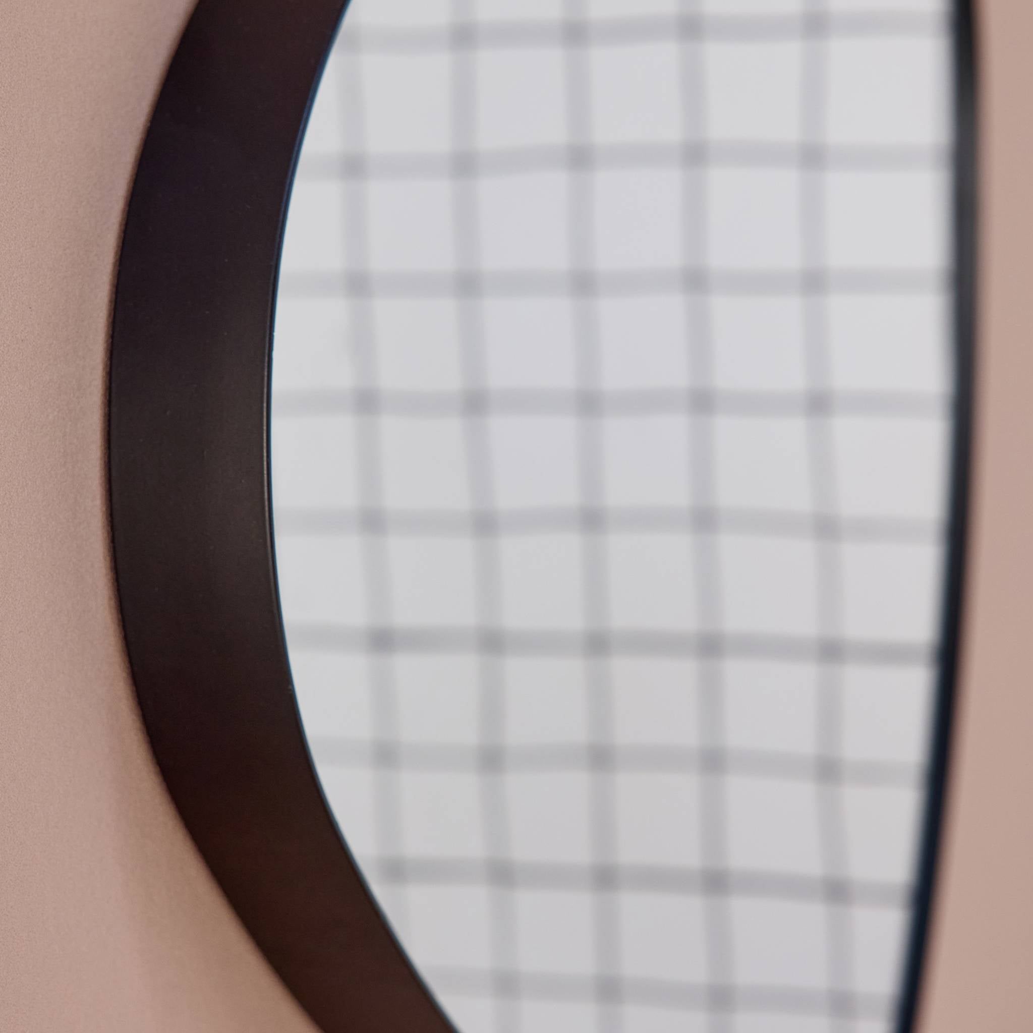 Specchio in metallo, nero