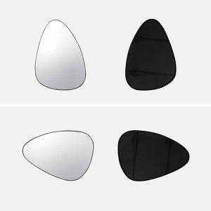 Specchio in metallo, nero