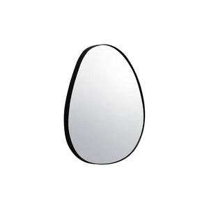 Specchio in metallo, nero