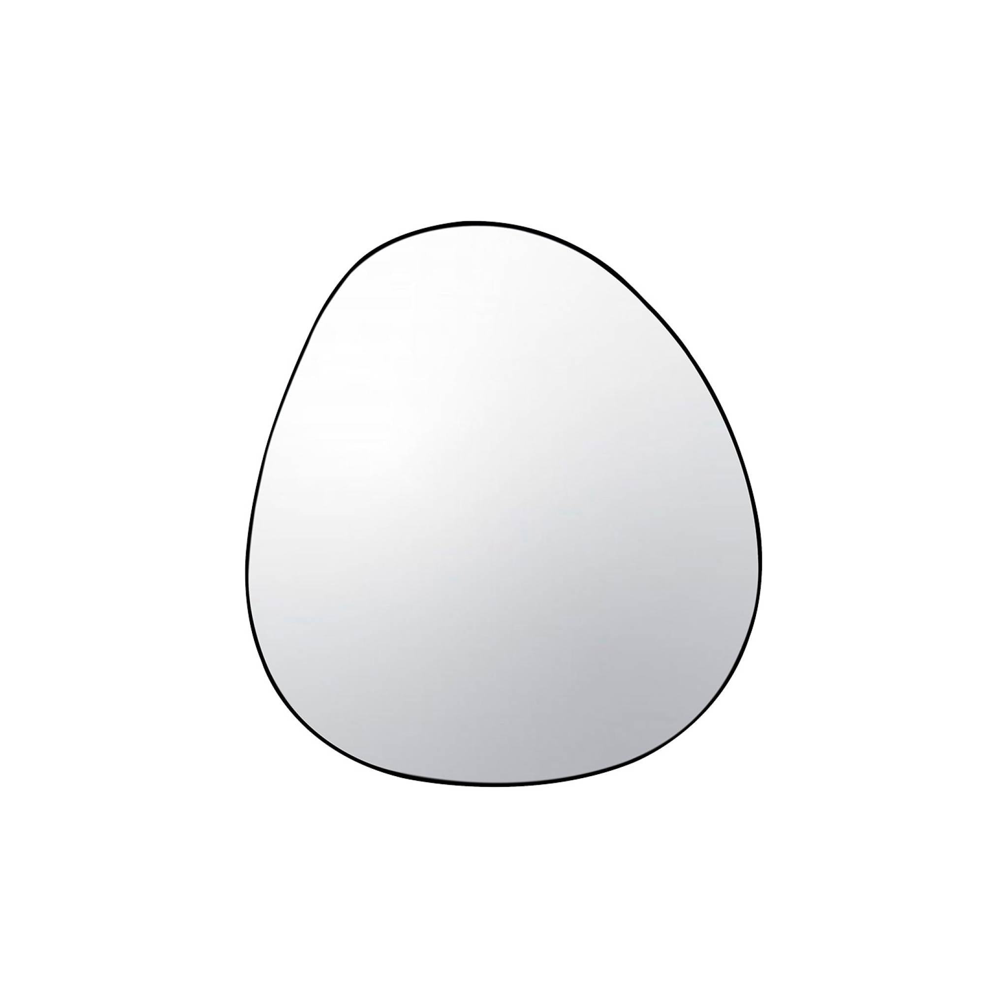 Specchio in metallo, nero