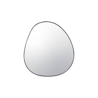 Specchio in metallo, nero