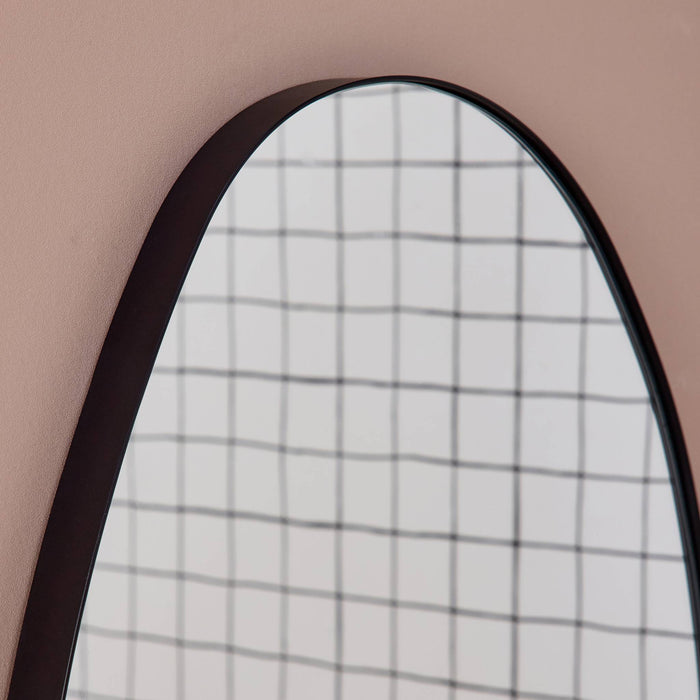 Specchio in metallo, nero