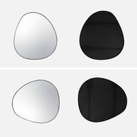 Specchio in metallo, nero