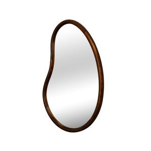 Specchio in legno di abete, 85cm, marrone