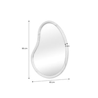 Specchio in legno di abete, 85cm, marrone