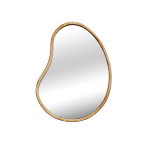 Specchio in legno di abete, 95cm, marrone naturale