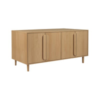 Credenza vintage effetto legno 4 ante 150cm