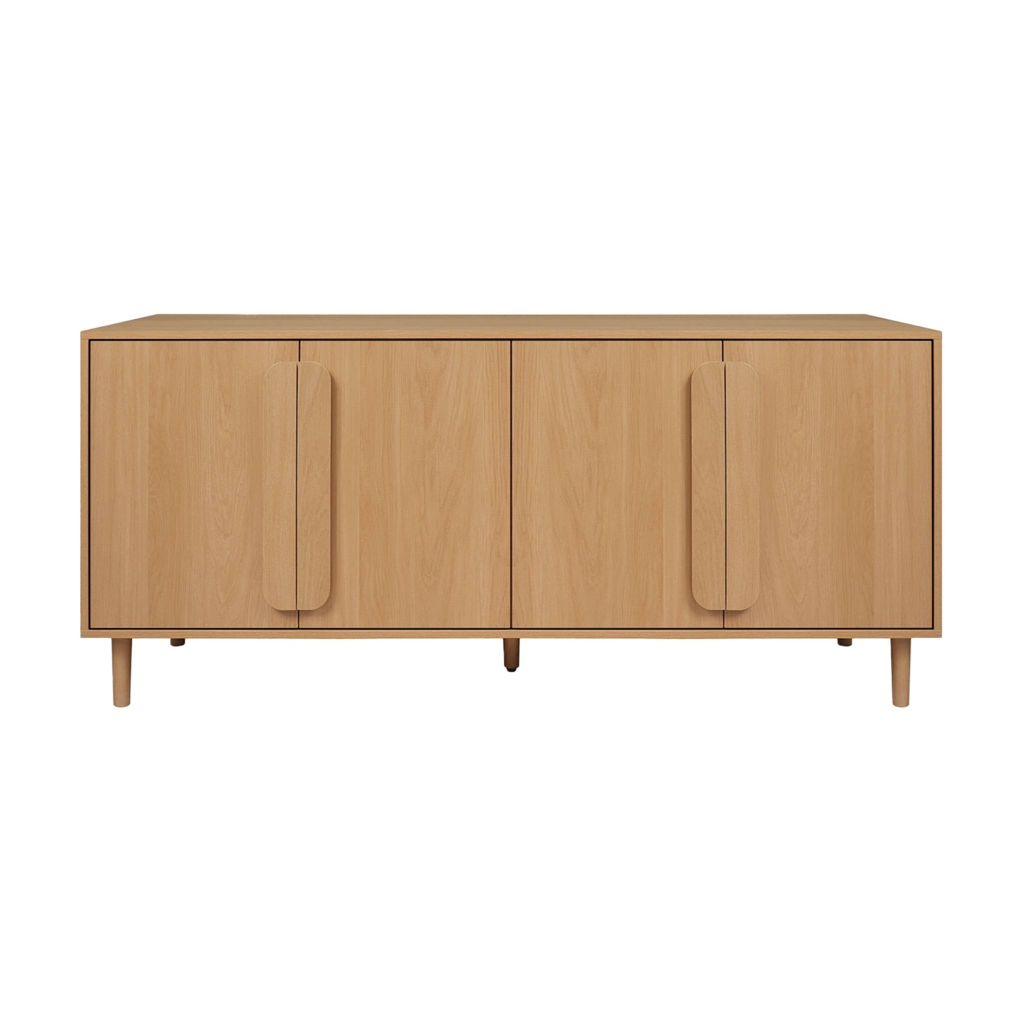 Credenza vintage effetto legno 4 ante 150cm