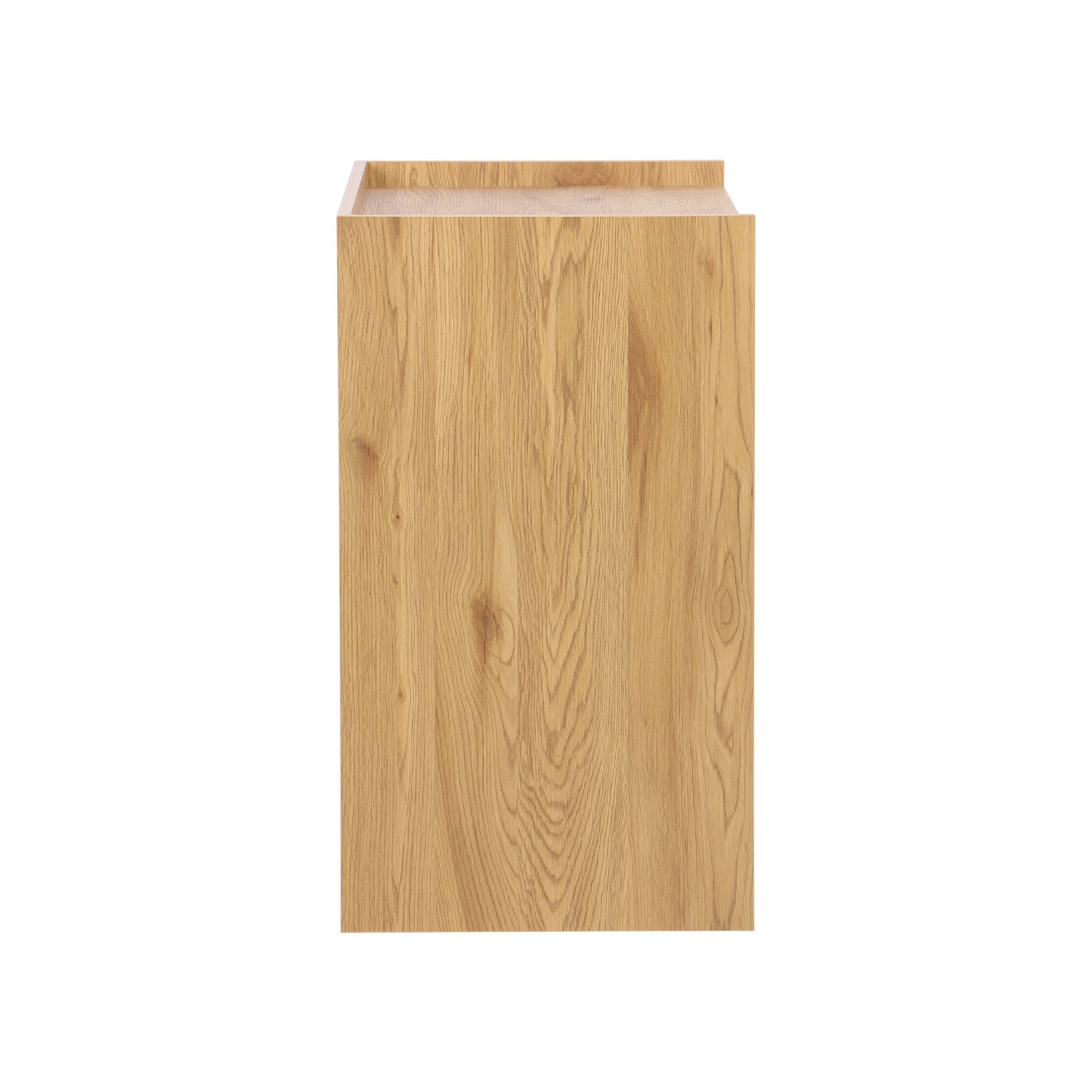 Scrivania decorazione legno 2 cassetti di stoccaggio, quercia