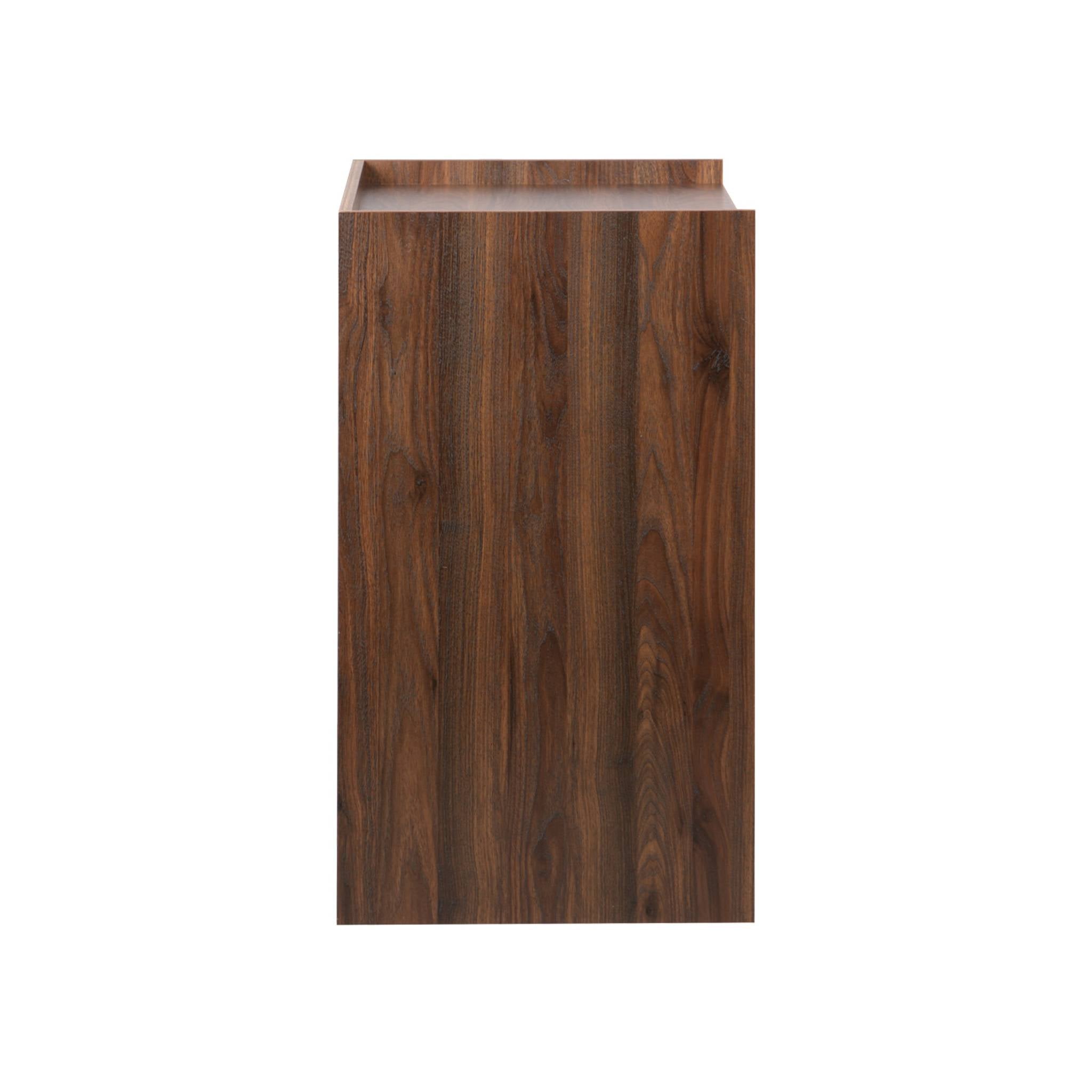 Scrivania decorazione legno 2 cassetti di stoccaggio, marrone