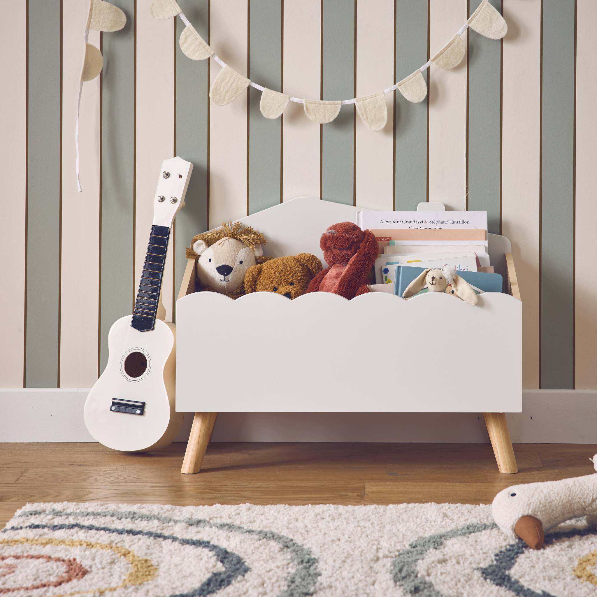 Contenitore per bambini, bianco