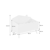 Contenitore per bambini, bianco