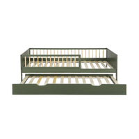 Letto per bambini 190 cm in pino naturale con rete a doghe e cassetto,