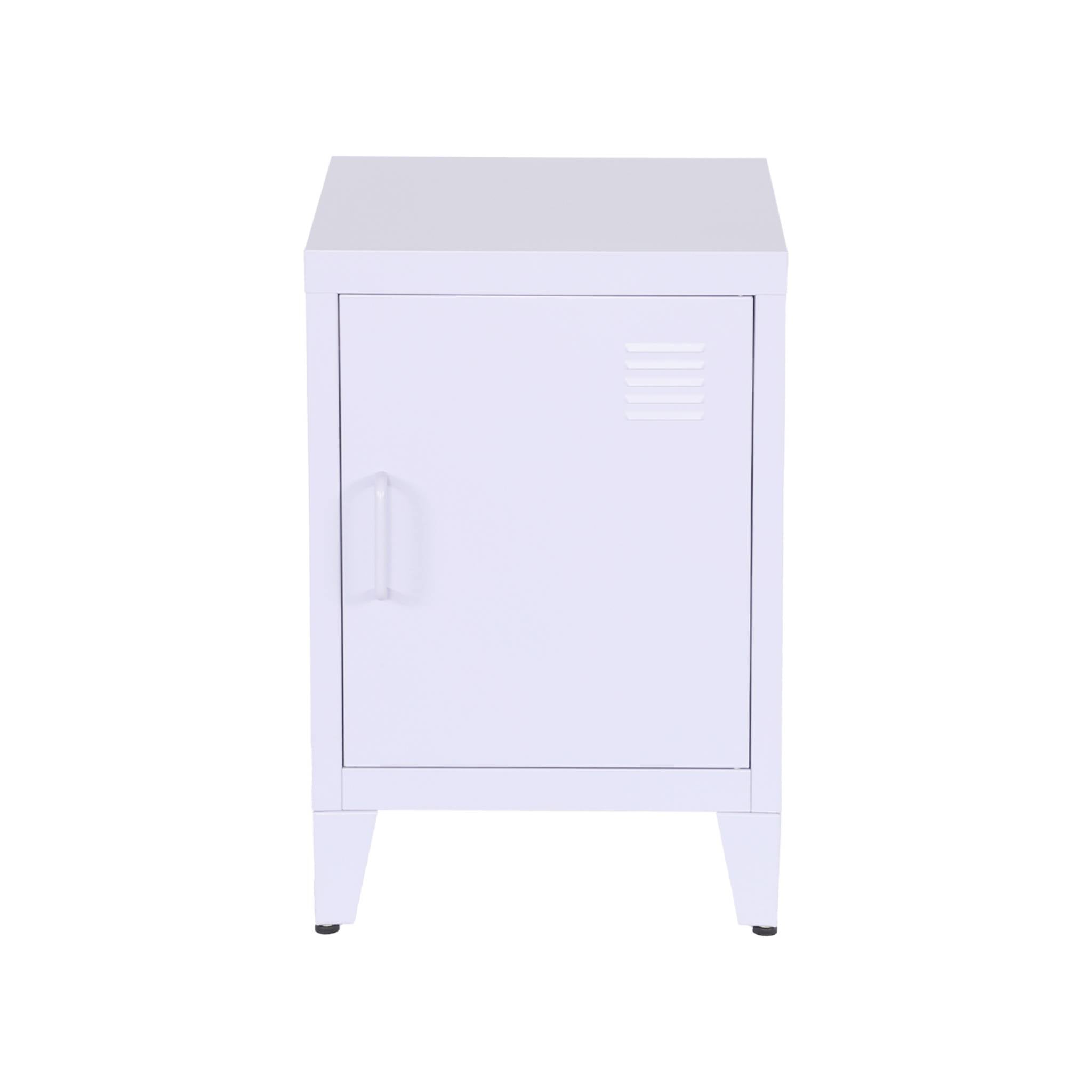 Comodino industriale, 1 anta, lilas