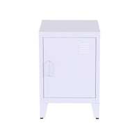 Comodino industriale, 1 anta, lilas