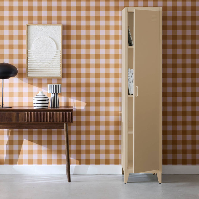 Armadio camera industriale con 4 vani, beige