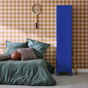 Armadio camera industriale con 4 vani, blu