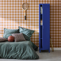 Armadio camera industriale con 4 vani, blu