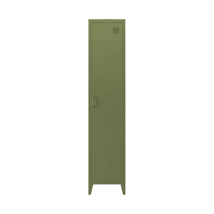 Armadio camera industriale con 4 vani, verde kaki