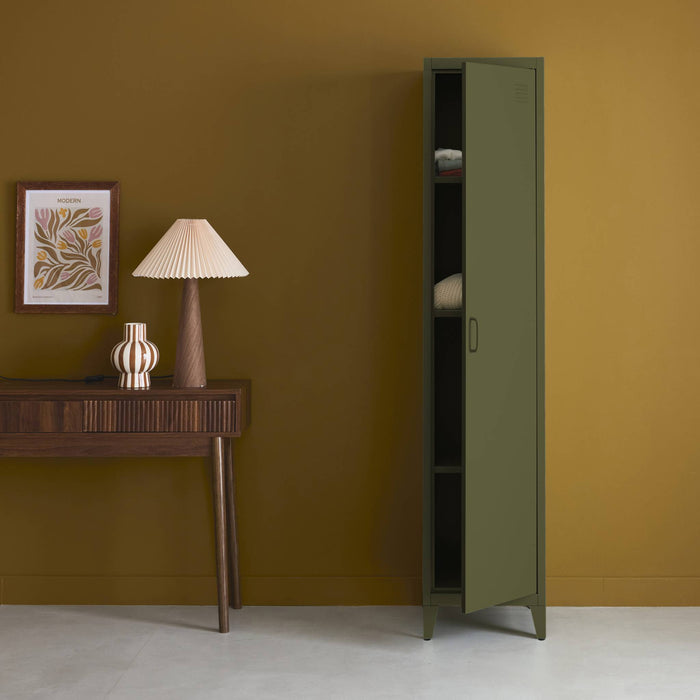 Armadio camera industriale con 4 vani, verde kaki