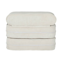 Poltrona per bambini in velluto a coste pieghevole, marrone naturale