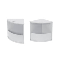 Tavolo con ardesia e 4 sedie con contenitore per bambini, bianco