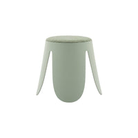 Sgabello impilabile per bambini in bouclé testurizzato, set di 2,