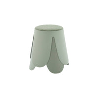 Sgabello impilabile per bambini in bouclé testurizzato, set di 2,