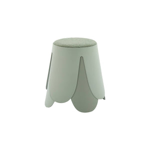 Sgabello impilabile per bambini in bouclé testurizzato, set di 2,