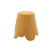 Sgabello impilabile per bambini in bouclé testurizzato, set di 2,