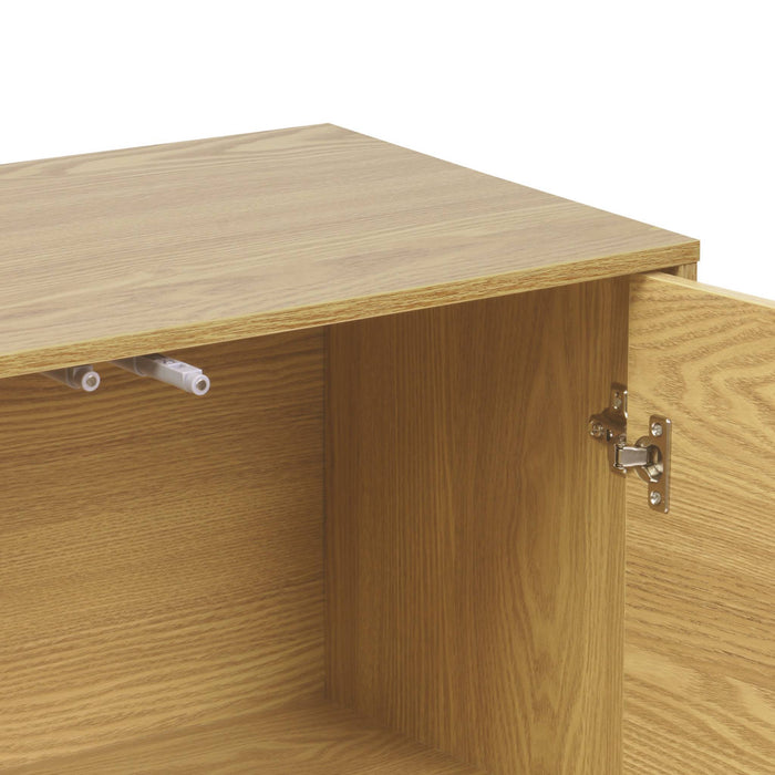 Modulo di stoccaggio con 2 porte, 70cm, quercia