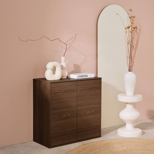 Modulo di stoccaggio con 2 ante, 70cm, marrone