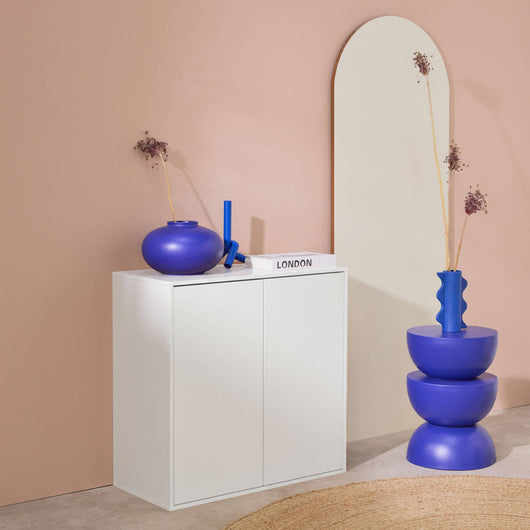 Modulo di stoccaggio con 2 porte, 70cm, bianco