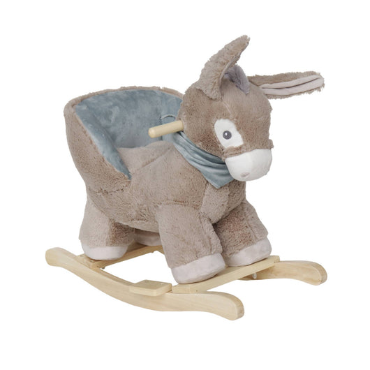 Sedia a dondolo asino per bambini, bianco