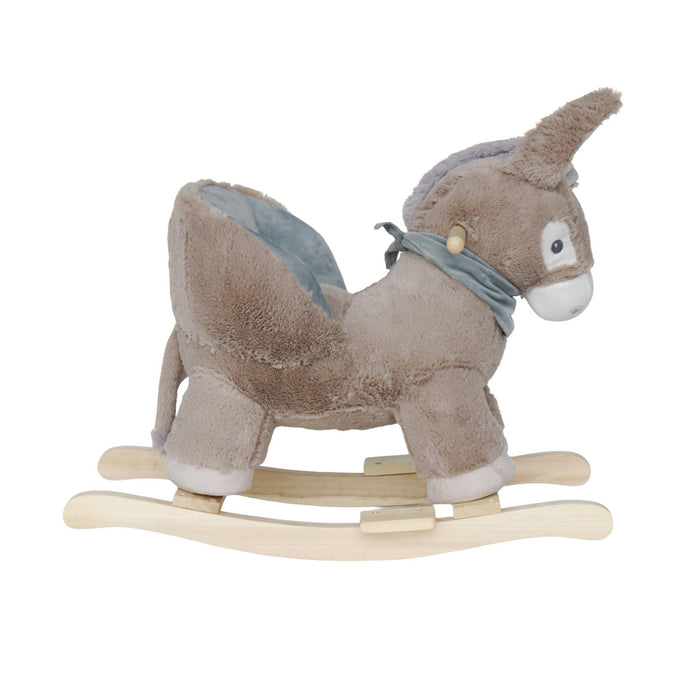 Sedia a dondolo asino per bambini, bianco