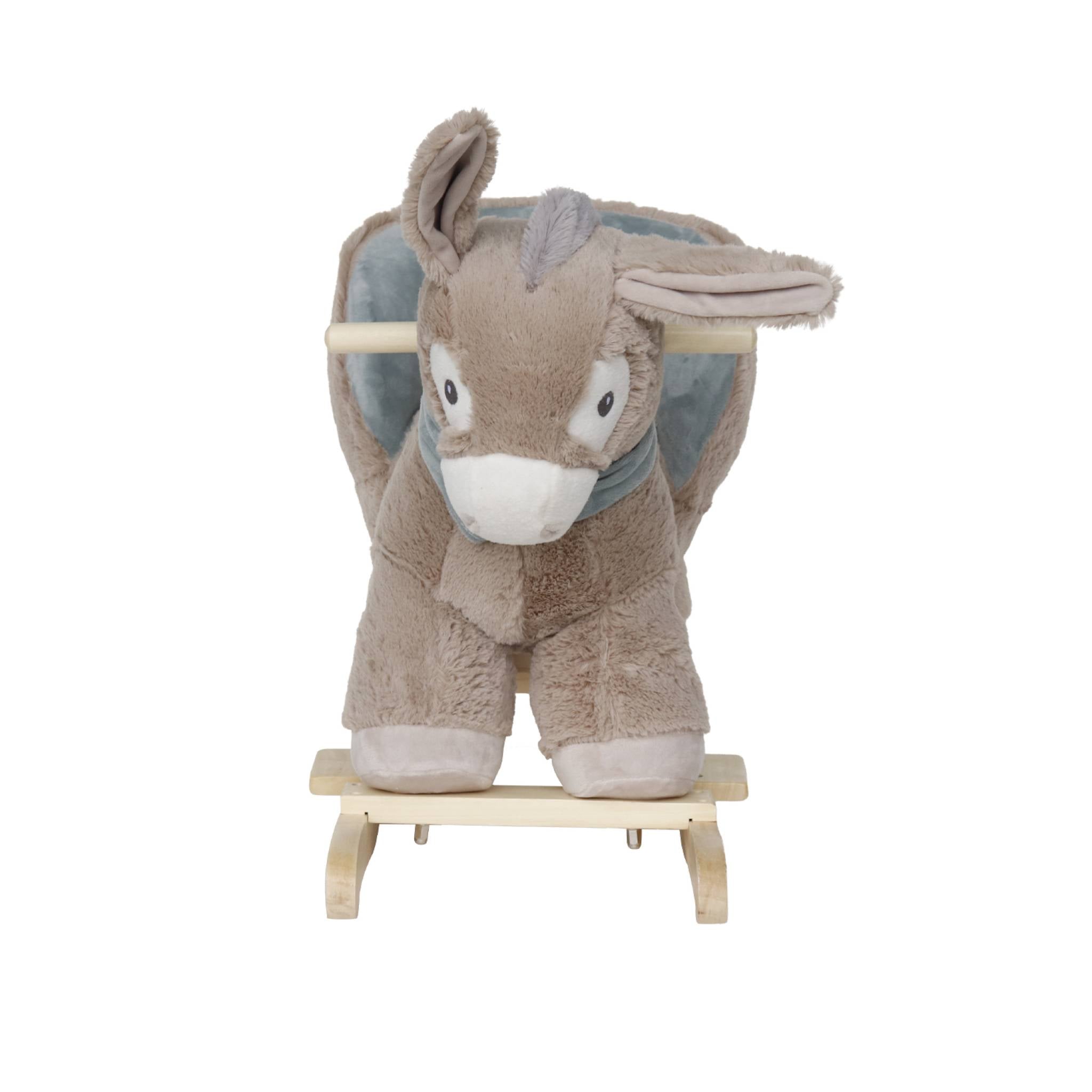 Sedia a dondolo asino per bambini, bianco