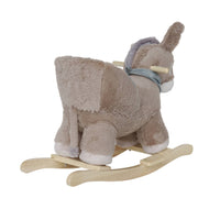 Sedia a dondolo asino per bambini, bianco