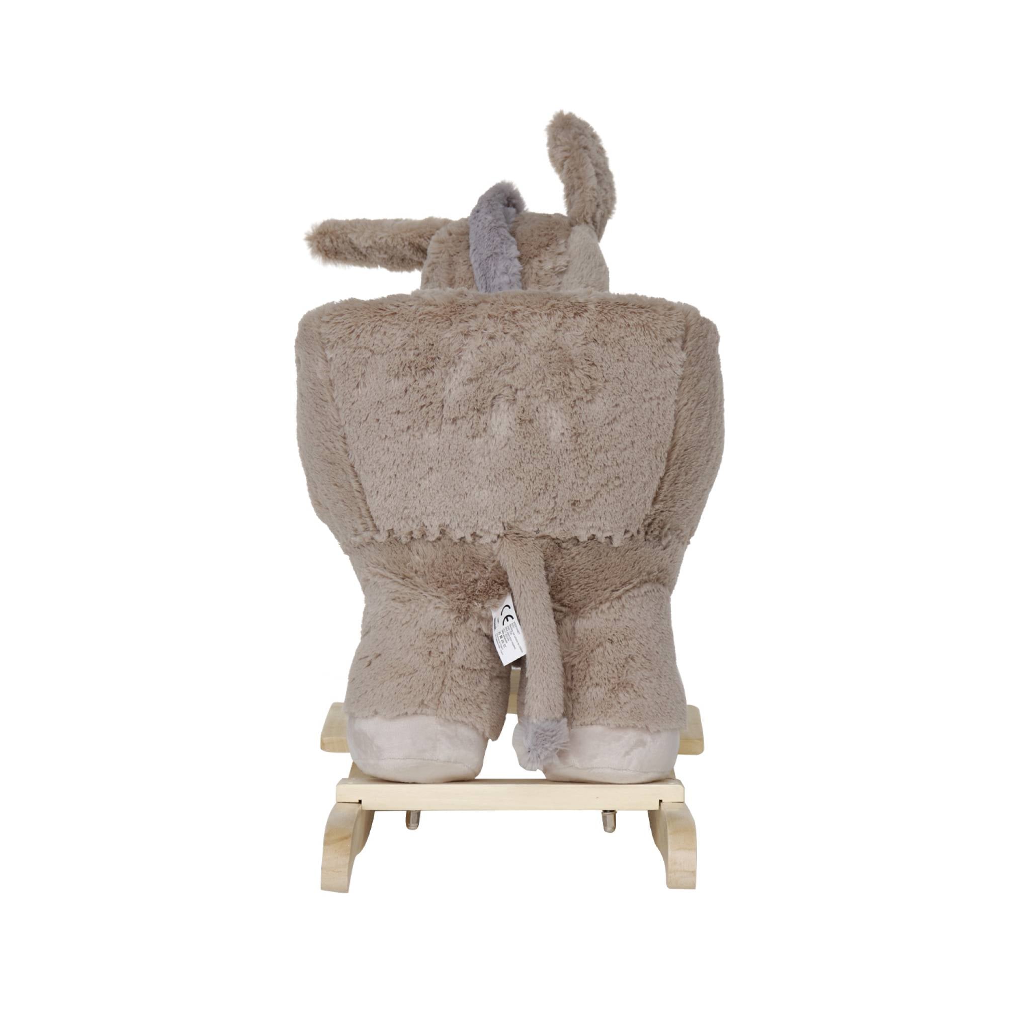 Sedia a dondolo asino per bambini, bianco