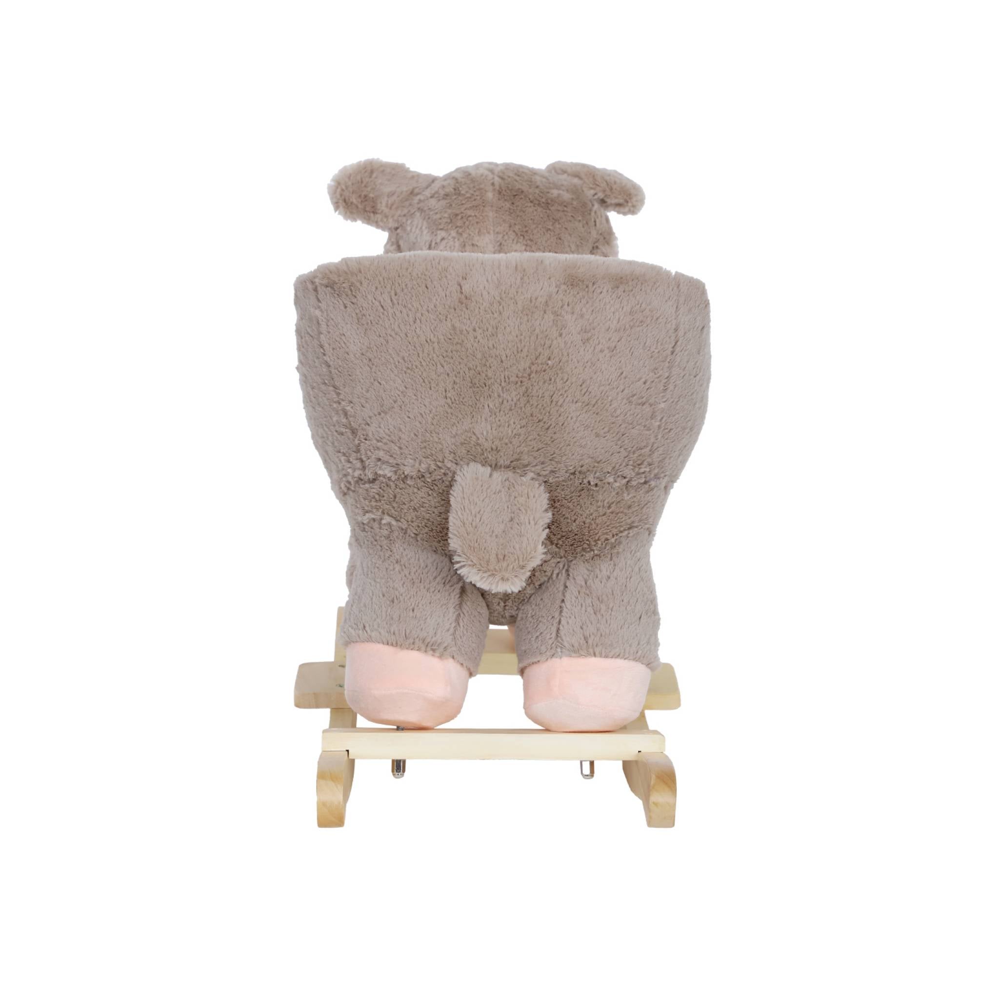 Cerbiatto a dondolo per bambini, beige
