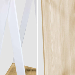 Appendiabiti per bambini in legno dallo stile scandinavo, bianco