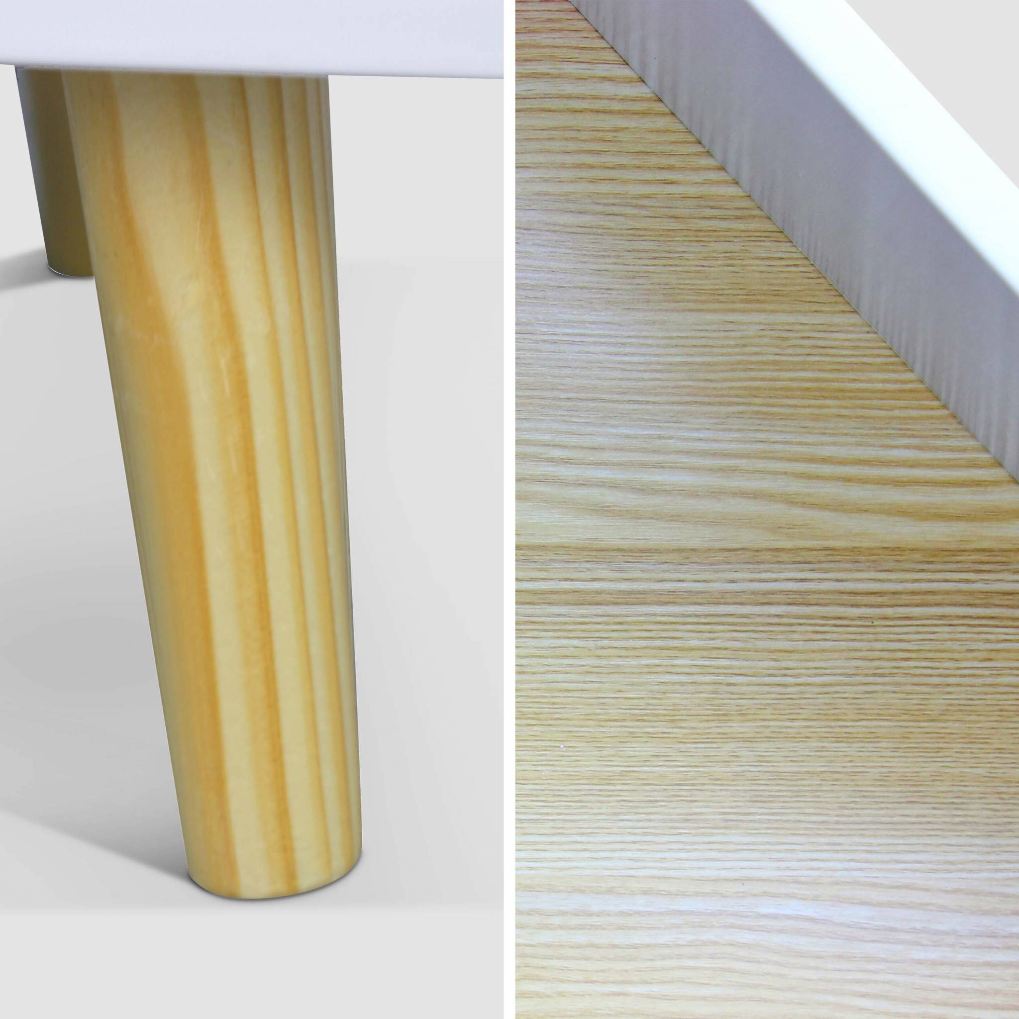 Scaffale per bambini in legno a forma di casa, bianco