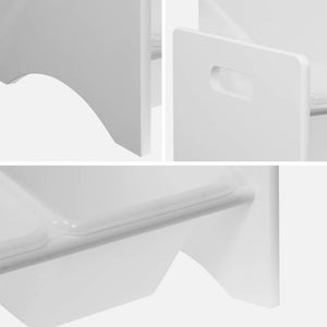 Contenitore per giocattoli con 12 scomparti, bianco