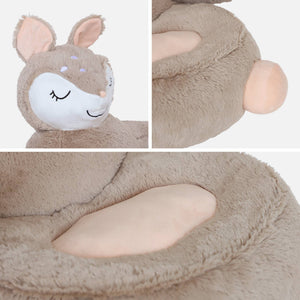 Poltrona cerbiatto per bambini, beige