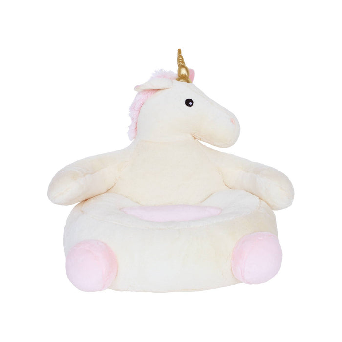 Poltrona unicorno per bambini, rosa / bianco